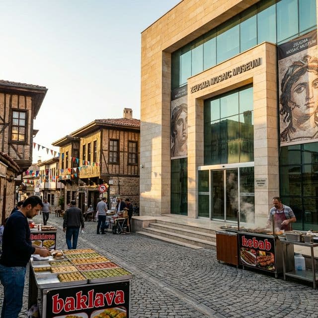 Gaziantep Airport Transfer: Turkey's Culinary Capital & Zeugma Museum